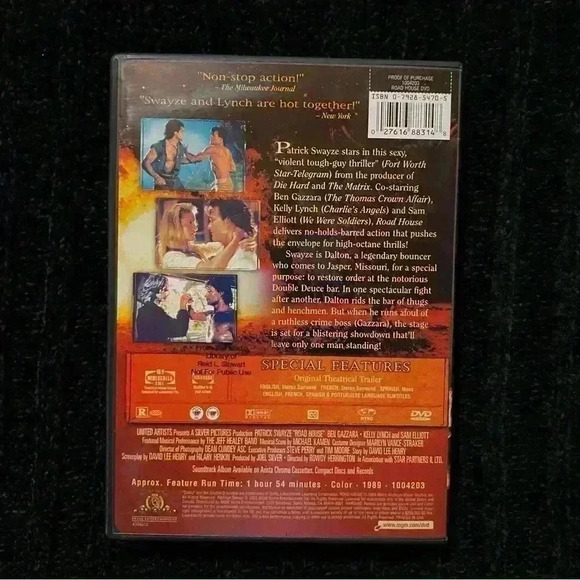 Road House DVD Patrick Swayze Ben Gazzara Movie - Picture 2 of 4